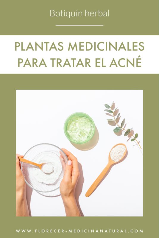 Plantas medicinales para tratar el acné
