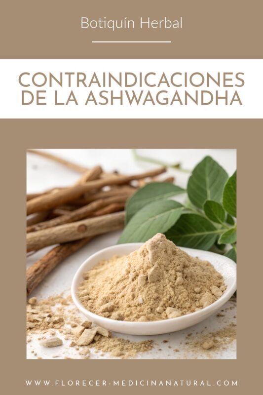 Contraindicaciones de la Ashwagandha (Withania somnifera)